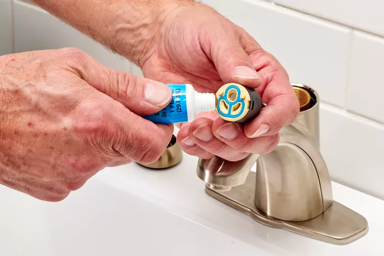 fixing a leaking tap